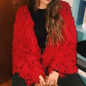 NASTY GAL Shaggy Cardigan